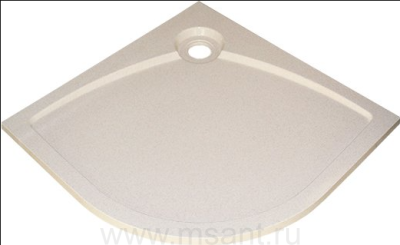 Поддон для душа GuteWetter Deluxe 80x80x2 R бежевый