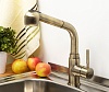 Смеситель Wasserkraft A8237 для кухонной мойки, светлая бронза