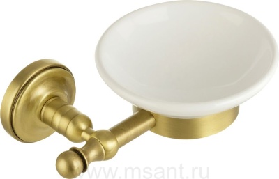 Мыльница Migliore Mirella 17158 бронза