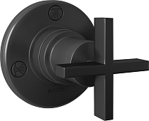 Переключатель потоков Axor Citterio Trio/Quattro 39925340 на три потребителя, шлифованный черный