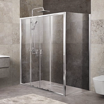 Душевой уголок BelBagno UNIQUE-AH-21-150/180-100-C-Cr