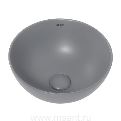 Раковина накладная ABBER Bequem AC2106MG серая матовая