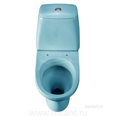 Унитаз-компакт Santeri Соната 1P2012S0600BF голубой 