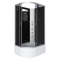 Душевая кабина Niagara Classic NG-2510-14RBKG (120х80х200) высокий поддон(40см),стекло тонированное