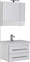Мебель для ванной Aquanet Сиена 70 подвесная белая