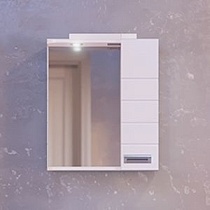 Зеркало-шкаф Raval Kub 60 R белый