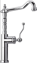 Смеситель Paini Duomo 88CR572LLKM для кухонной мойки