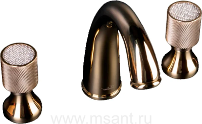 Смеситель для раковины Boheme Royal Cristal 297