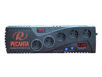 Бытовой однофазный цифровой стабилизатор РЕСАНТА С1500