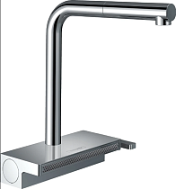 Смеситель Hansgrohe Aquno Select M81 73836000 для кухонной мойки, хром
