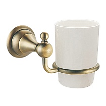 Стакан керамический Azario ELVIA, бронза (AZ91106Q)