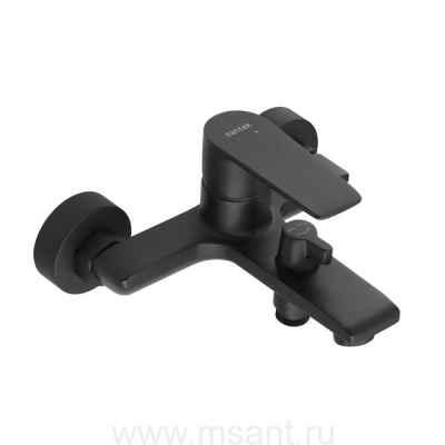 Смеситель Santek Арма для ванны-душа с акссессуарами, черный WH5A10007N001