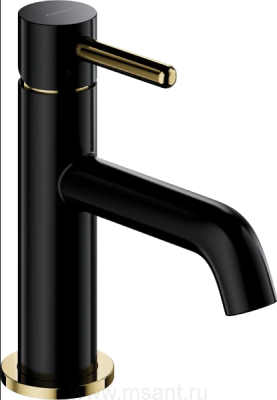 Смеситель Omnires Y 1210N для раковины, черный-золото