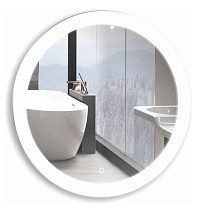 Зеркало AZARIO Перла d650 c подсветкой и диммером, сенсорный выключатель