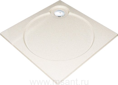 Поддон для душа GuteWetter Deluxe 100x100x4 Q бежевый