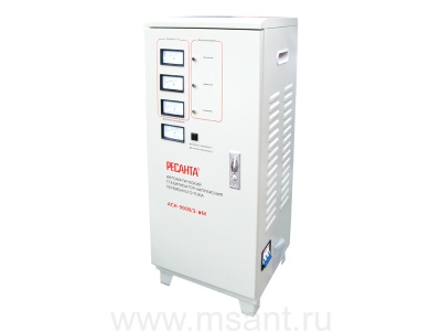 Трехфазный стабилизатор электромеханического типа РЕСАНТА ACH-15000/3-ЭМ