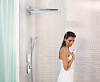 Термостат Hansgrohe ShowerSelect Glass 15735400 для душа, белый - хром