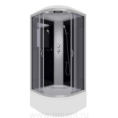 Душевая кабина Niagara Classic NG-2507-14 (80х80х215) высокий поддон(40см),стекло тонированное 