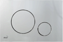 Кнопка смыва AlcaPlast THIN M672 хром матовый