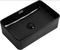 Раковина Aquanet Perfect 2-MB черная матовая