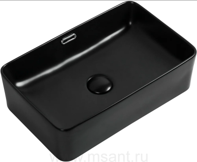 Раковина Aquanet Perfect 2-MB черная матовая