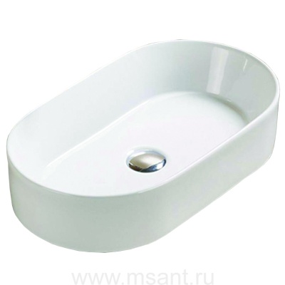 Раковина Azario накладная 525х300х115, белый