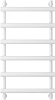Полотенцесушитель водяной Сунержа Атлант 100x50, белый матовый