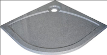Поддон для душа GuteWetter Deluxe 100x100x4 R серый