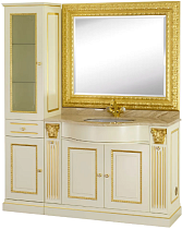 Мебель для ванной Migliore Ravenna 27064 L, avorio (тумба+столешница+раковина)