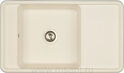 Мойка кухонная AQUATON Беллис 78 жемчуг