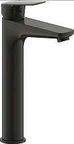 Смеситель Bravat Rhein F1429564BW-A-ENG для раковины, матовый черный