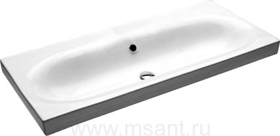 Раковина Hatria Daytime Y0YQ01 110 см, без отверстий