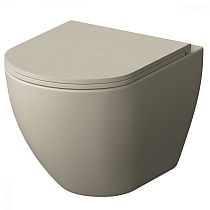 Унитаз Grossman GR-4455BEMS подвесной бежевый матовый, безободковый