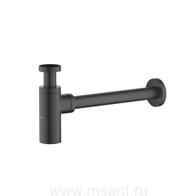 Сифон AQUATEK, матовый черный AQ6012MB 