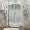 Душевая кабина Triton Полосы Щ0000061848 90*90 В-полка (ДН4) с поддоном+сифон E410CL 