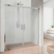 Душевая дверь в нишу Kubele DE019D4-MAT-CH 230 см, профиль хром