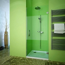 Душевая дверь в нишу GuteWetter Lux Door GK-001 правая 90 см стекло бесцветное, фурнитура хром