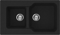 Мойка кухонная Omoikiri Maru 86-2-BL черная