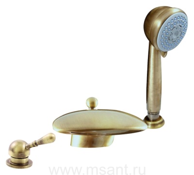 Смеситель Rav Slezak Labe Mosaz L070.5SSM на борт ванны