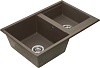 Мойка кухонная AQUATON Делия 78 DBL кофе