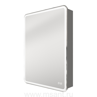 Зеркальный шкаф AZARIO 600*800 правосторонний, с подсветкой+подогрев 