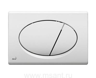 Кнопка смыва AlcaPlast M70 белая