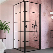 Душевой уголок Radaway Nes Black KDJ I Factory 80x75 R