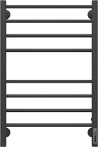 Полотенцесушитель электрический Terminus Сицилия П8 500x800, матовый чёрный