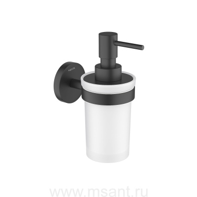 Дозатор Aquatek, матовый черный AQ4105MB ЕВРОПА