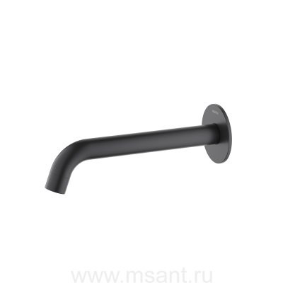 Излив для ванны 180 мм AQUATEK, матовый черный AQ1341MB ЕВРОПА