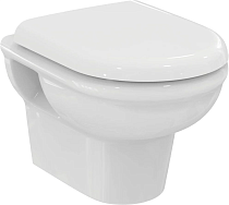 Унитаз подвесной Ideal Standard Exacto R002601 с сидением и крышкой с функцией плавного закрытия UV09001