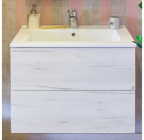 Тумба Sanflor Чикаго 75 (Дкб) умывальник PIANO 75 / комплект