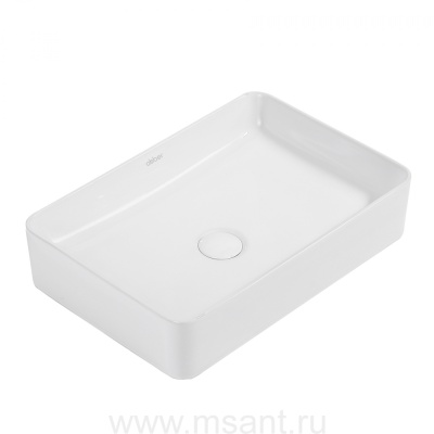 Раковина накладная ABBER Rechteck AC2207 белая