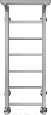 Полотенцесушитель водяной Terminus Контур П7 300*800 с полкой